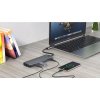 SWISSTEN USB-C Hub 8 in 1 (Barva Aluminium)