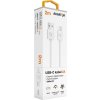 Datový kabel ALIGATOR 2A USB-C 2m, bílý