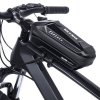 WILDMAN Bicycle Bag XS5 Road Bicycle Front and Middle Frame Bag, Waterproof, 1L, Black