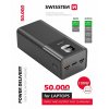 SWISSTEN POWER LINE POWER BANK 50000 mAh FOR LAPTOPS 100W POWER DELIVERY BLACK