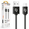 Datový kabel ALIGATOR 2A USB-C 2m, černý