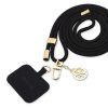 Guess Crossbody Popruh Cord 4G Charm Gold/Black