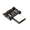 FIXED OTG microUSB adapter, black