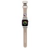 Hello Kitty Liquid Silicone Kitty Head Logo Řemínek pro Apple Watch 38/40mm Beige