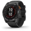 garmin fenix7x pro solar edition gray black band ien490435