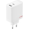 OnePlus SUPERVOOC 80W GaN Dual USB-A + USB-C Cestovní Nabíječka + USB-C/USB-C Kabel White