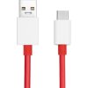 OnePlus SUPERVOOC Charge USB-A/USB-C Datový Kabel 10A 1,5m Red