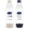 SodaStream Lahev FUSE 2x1l Ginger Ale, béžová a modrá
