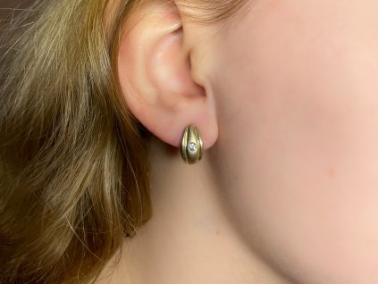 Zlaté náušnice se zirkony 2000219040000