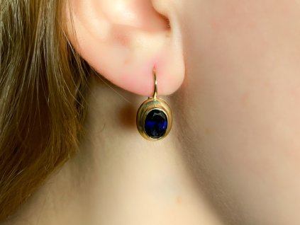 Zlaté náušnice se zirkony 2000220520003