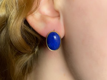 Zlaté náušnice lapis lazuli 2000274300002