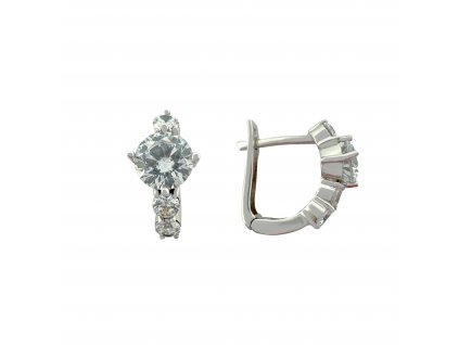 Zlaté náušnice z bílého zlata 2000219270001