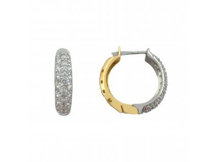 Zlaté náušnice se zirkonem 2000274480001