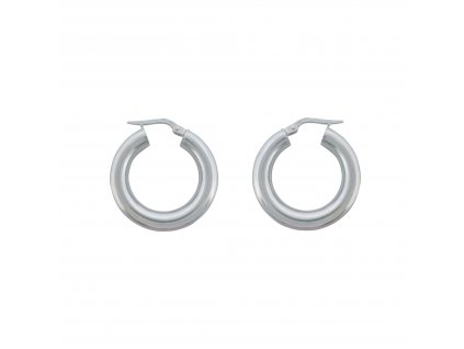 Náušnice z bílého zlata, kruhy 2000224530008