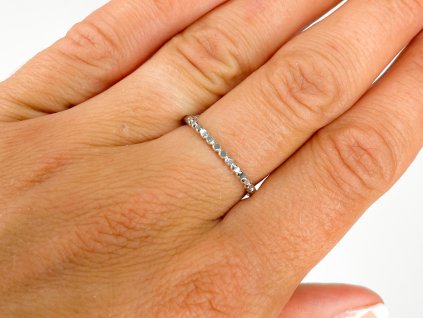 Prsten z bílého zlata 2000216670002