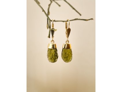 10970 zlate nausnice s vltaviny p2000294300006