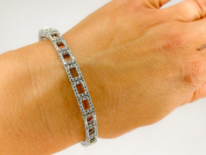 Zlatý náramek se zirkony 2000212940000