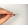 Zlatý prsten s ametystem 20003044200007