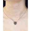 8743 1 stribrny nahrdelnik s vltavinem a granaty p2000326570001