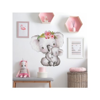 Samolepka na zeď - Koaly