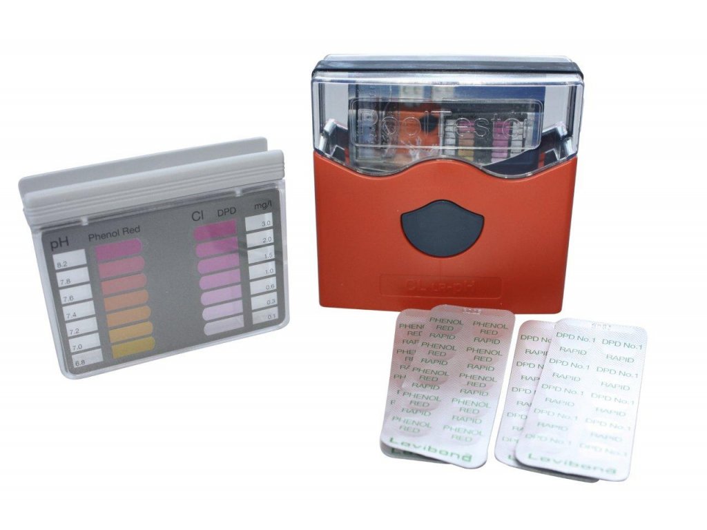 Tester DPD „N“ – Cl a pH – metoda pomocí tablet,lovibond,barva oranžová