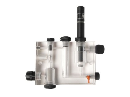 Paněl pro měření volného chlóru s ampérometrickou sondou