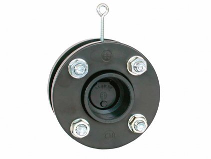 Zpětná klapka s pružinou a přírubou 160 mm