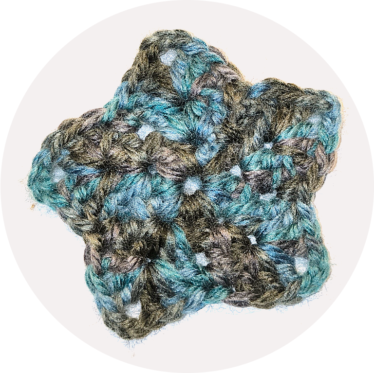 Hvězdička – návod na háčkování