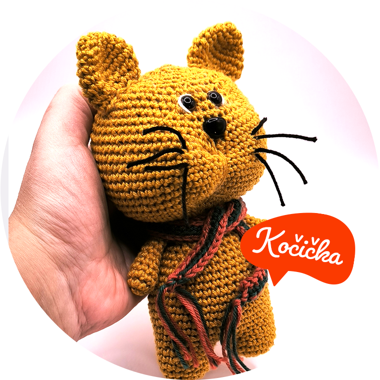 Háčkovací návod Kočička