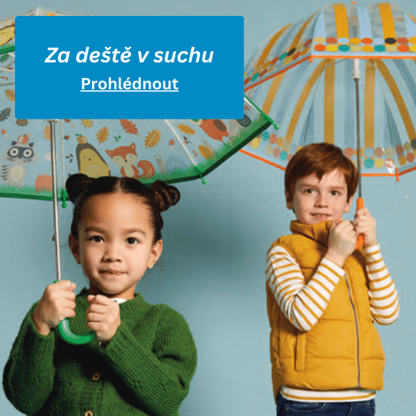 Deštníky pro děti, kabelky a batůžky