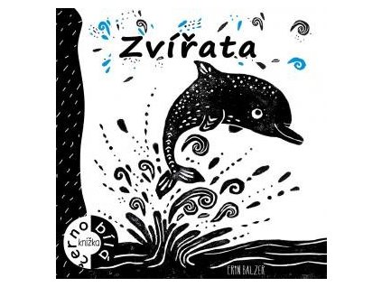 Kontrastní leporelo - černobílá knížka Zvířata