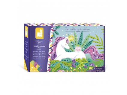 Janod kreativní sada třpytivé obrázky s krystalky Magie