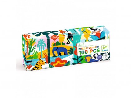 Djeco obrazové puzzle Džungle 100 dílků