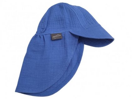 Nanitce letní klobouček s kšiltem modrý