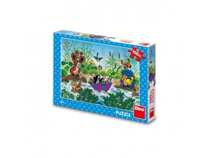 Dino puzzle Krtečkova plavba 100XL dílků