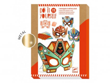 Djeco sada na tvoření DIY Masky superrobotů