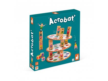 Janod dřevěná balanční hra pro děti Akrobati