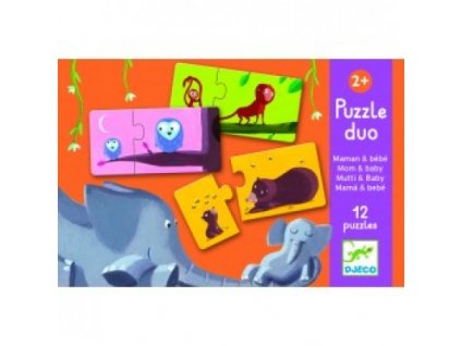 Djeco puzzle duo najdi mládě