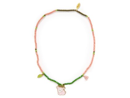 Djeco Plume – dětský náhrdelník Sylvia s korálky a přívěsky