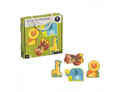 Petitcollage první puzzle mláďata safari