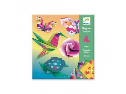 Djeco origami neonové tropy