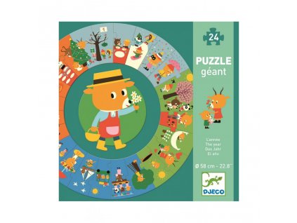 Djeco puzzle gigant Rok zahradníka