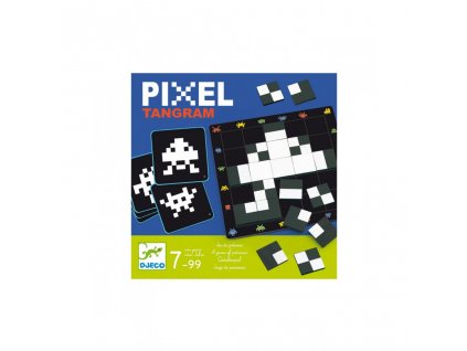 Djeco logická hra Pixel tangram