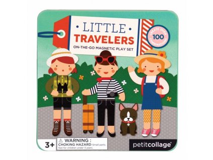 Petitcollage Magnety Little travelers - malí cestovatelé