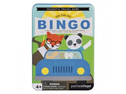 Petitcollage cestovní magnetická hra Bingo