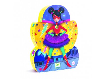 Djeco puzzle Superhrdinka