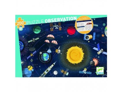 Djeco vyhledávácí puzzle Vesmír