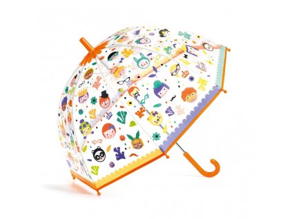 Djeco designový deštník obličeje