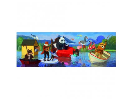 Djeco obrazové puzzle Letní jezero 350 dílků