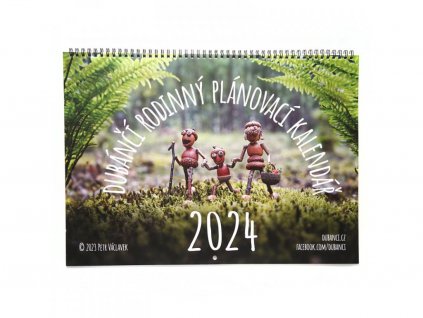 Dubánci rodinný plánovací kalendář 2024